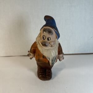 Disney Seiberling Rubber Bashful 1930s 6in Snow White Dwarf Vintage Figurine